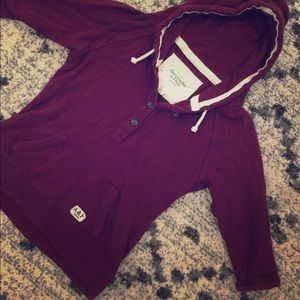 Abercrombie 3/4 sleeve hoodie